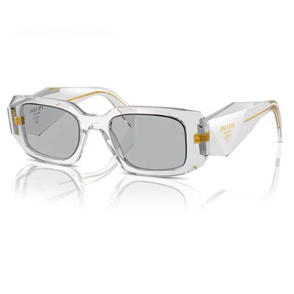 Prada
Unisex PR17WS 49mm Transparent Rectangle Sunglasses